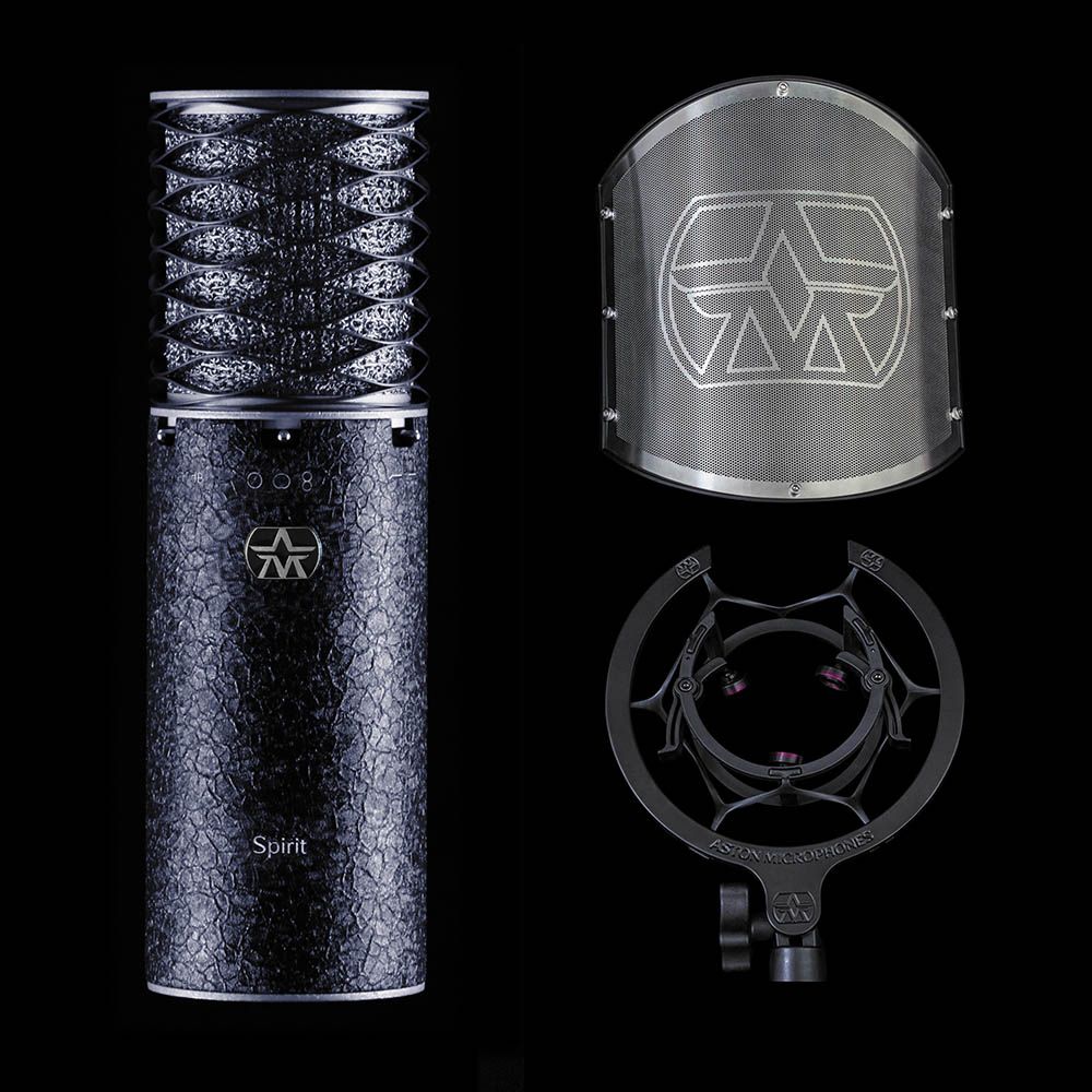 Aston Spirit Black Bundle (AST-SPIRIT(N… Aston announce Spirit Black Bundle | Aston Microphones